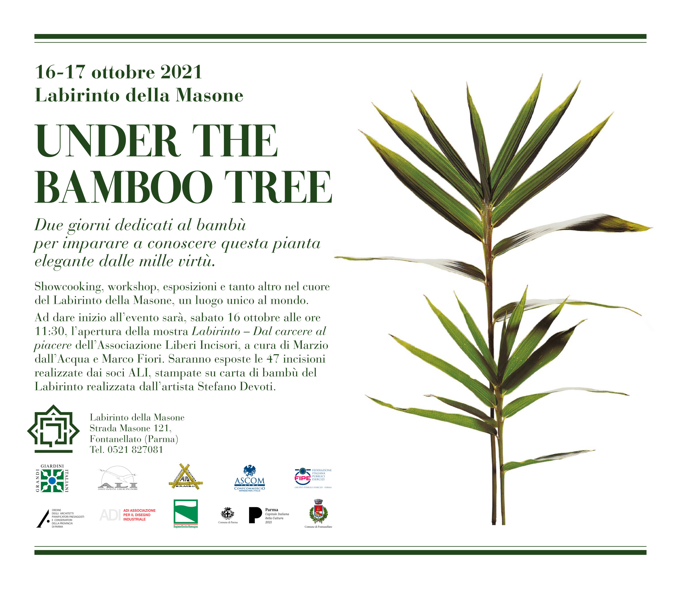 invito The bamboo Three Fiori